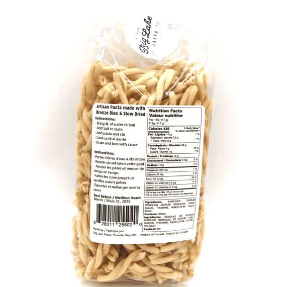 Pasta - Lake Superior - Durum Semolina | Big Lake Pasta