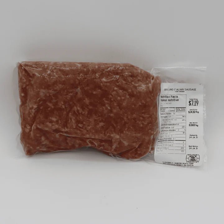 Pork - Gound Italian Sausage - Cloverbelt | Cloverbelt Country Meats
