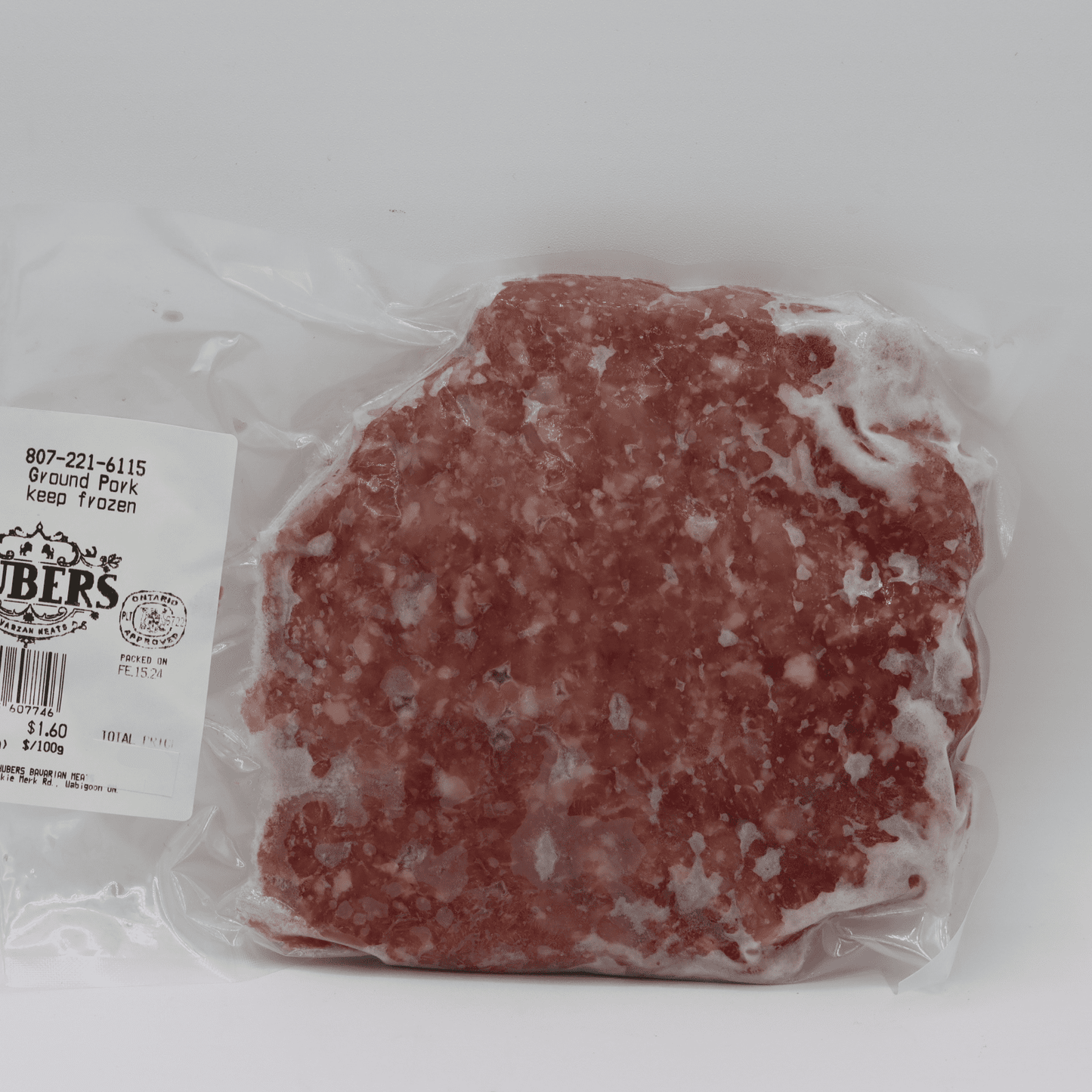 Pork - Huber's Processed - Huber's Bavarian Meats - AgriTech North