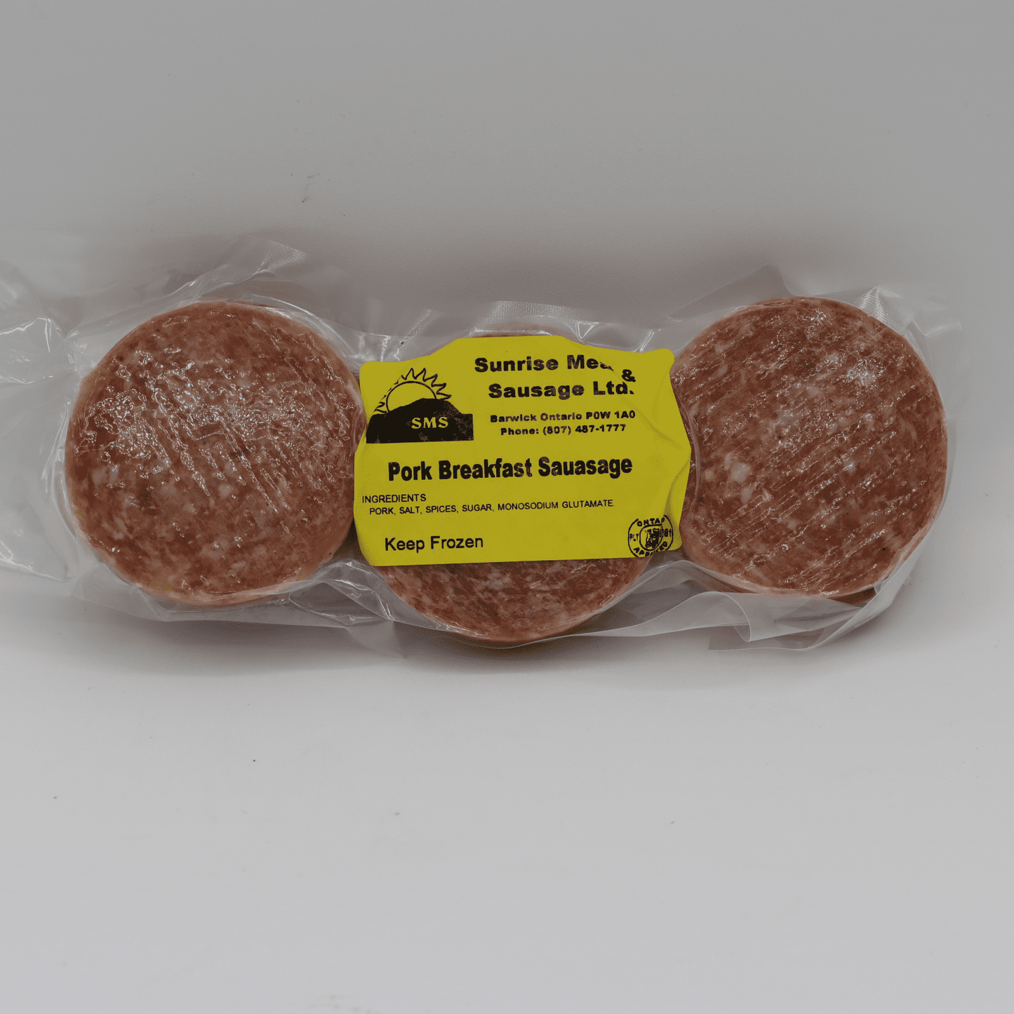 Pork Patties - Sunrise Meat & Sausage - AgriTech North