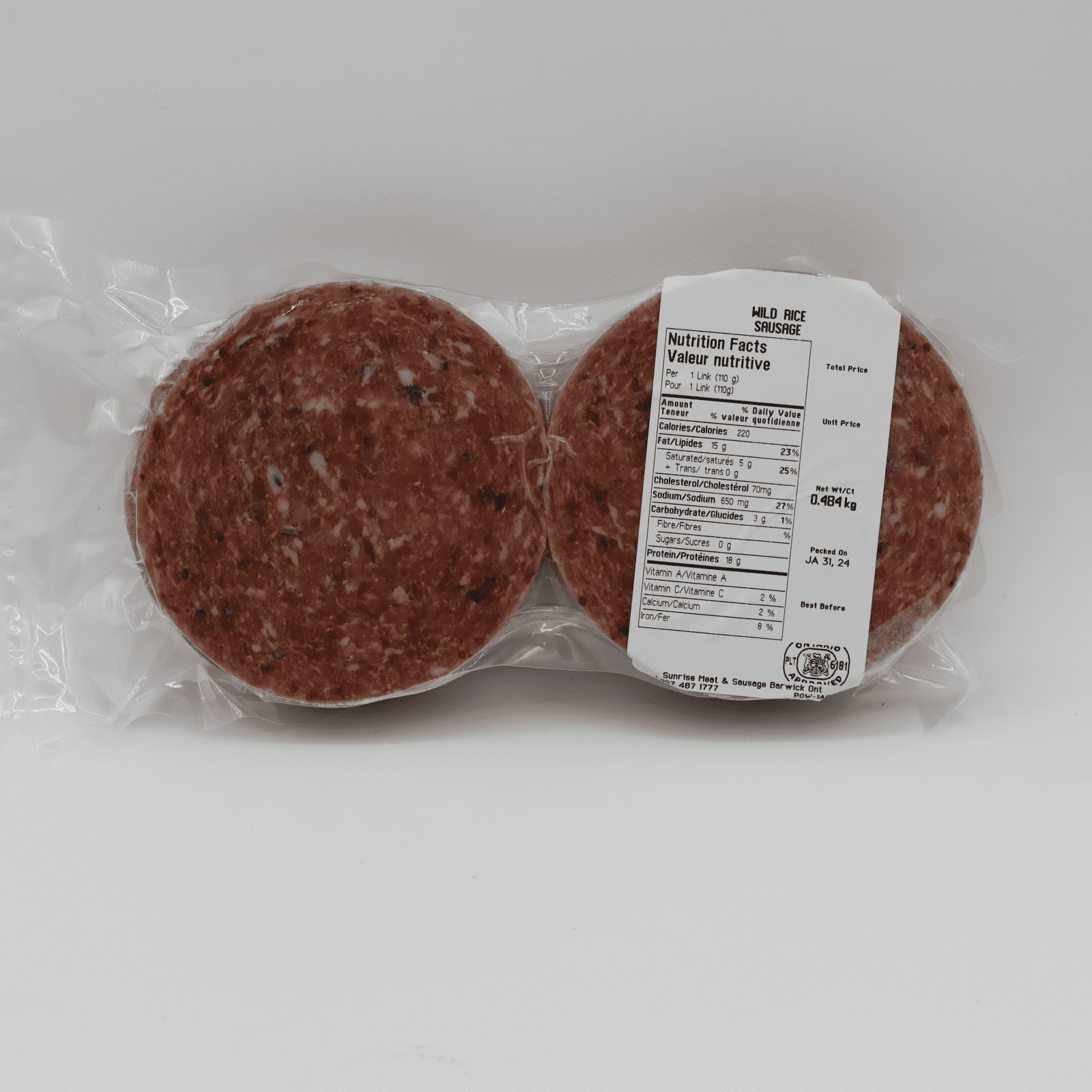 Pork Patties - Sunrise Meat & Sausage - AgriTech North