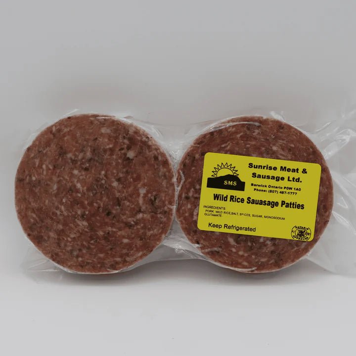 Pork - Patties - Wild Rice - Sunrise | Sunrise Meat & Sausage