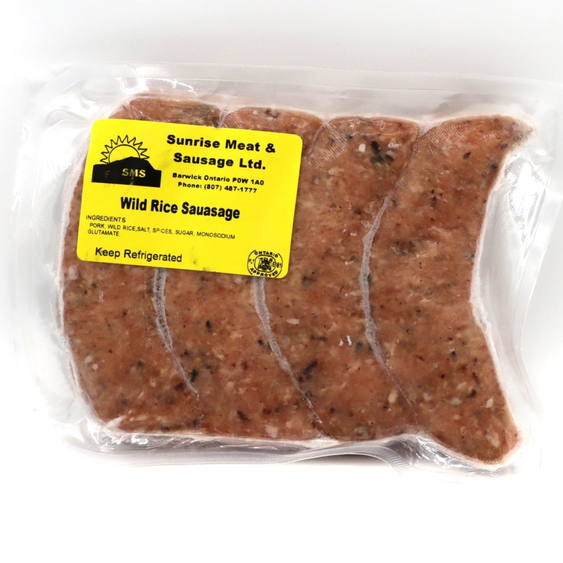 Pork - Sausage - Wild Rice - Sunrise | Sunrise Meat & Sausage