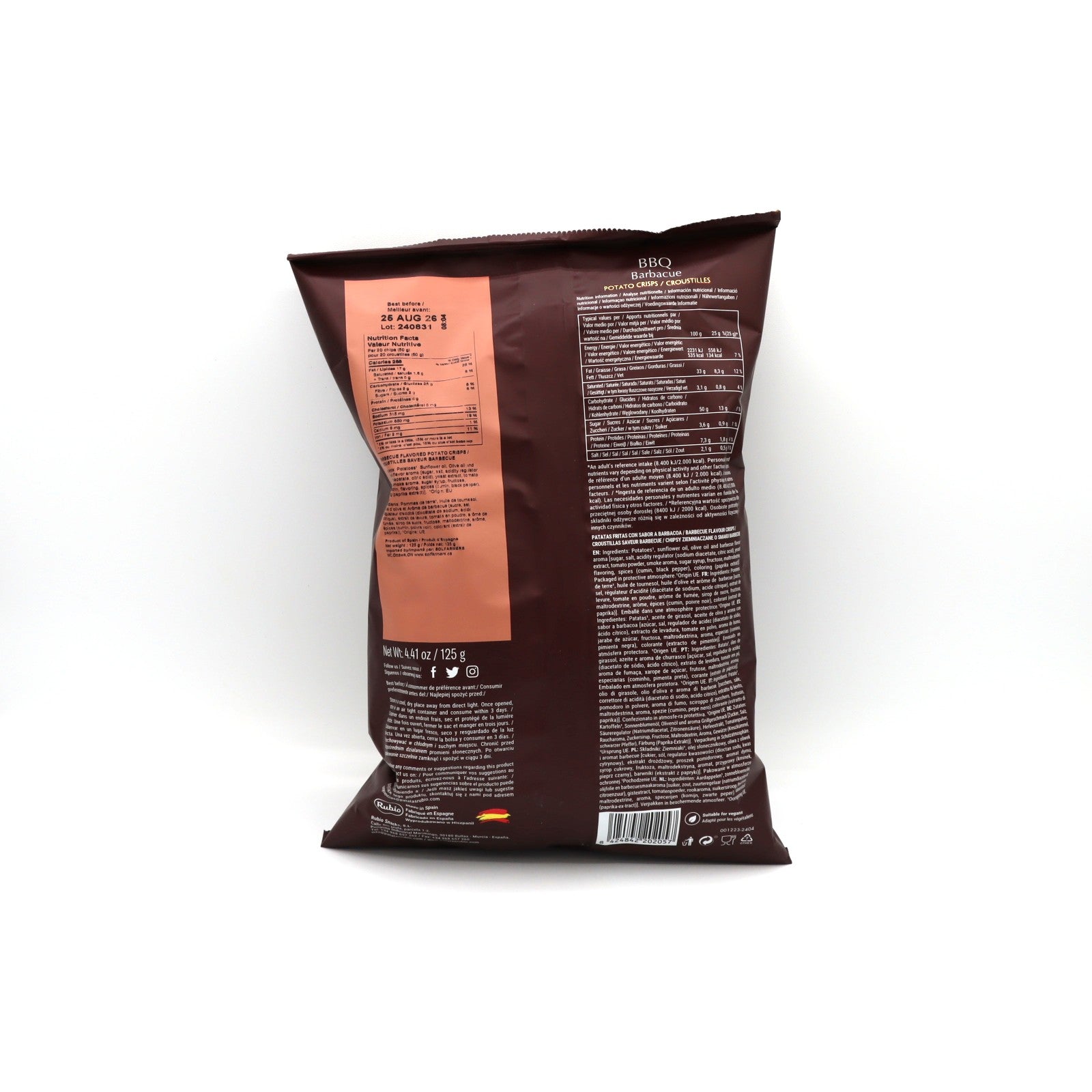 Premium Potato Crisps - De Luca's Specialty Foods - AgriTech North