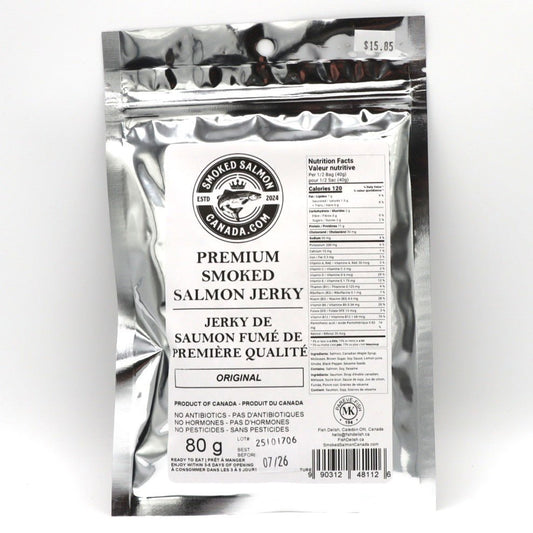 Salmon Smoked Jerky - Smoked Salmon Canada - AgriTech North