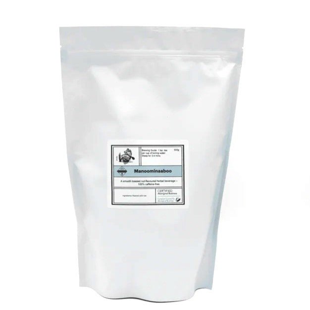 Tea - Manoominaaboo - Roasted Wild Rice & Herbal Tea (Caffeine - Free) - Indigenous | Tea Horse