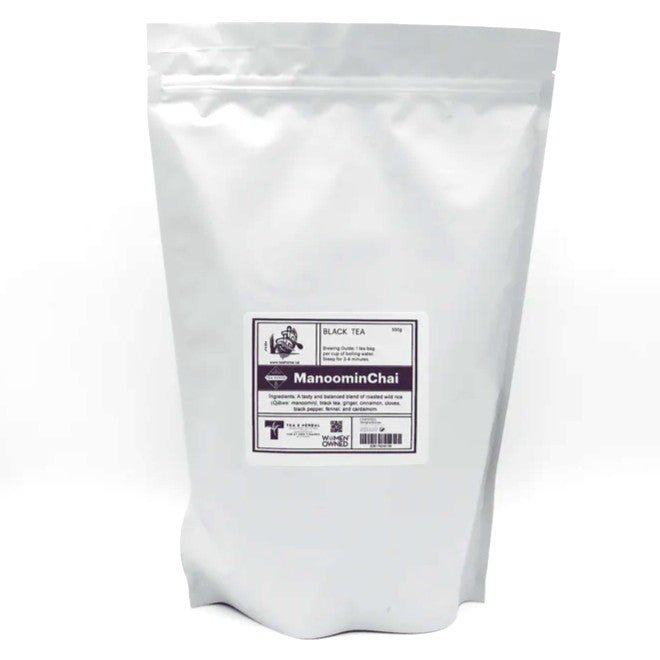 Tea - ManoominChai - Roasted Wild Rice & Spiced Black Tea (Gluten Free) - Indigenous | Tea Horse