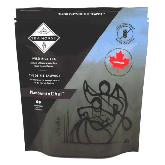 Tea - ManoominChai - Roasted Wild Rice & Spiced Black Tea (Gluten Free) - Indigenous | Tea Horse