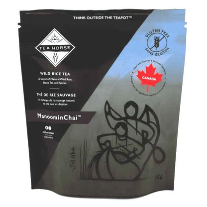 Tea - ManoominChai - Roasted Wild Rice & Spiced Black Tea (Gluten Free) - Indigenous | Tea Horse