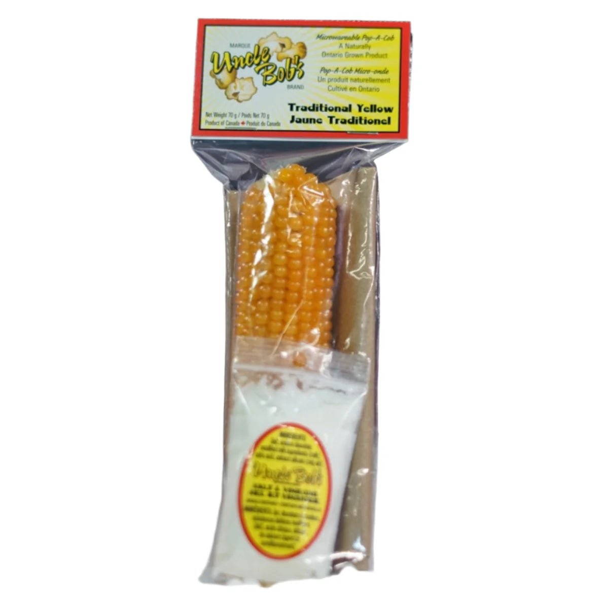 Traditional Yellow Pop A Cob with Salt & Vinegar Seasoning | Uncle Bob's