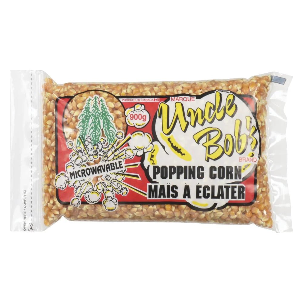 Traditional Yellow Popcorn Kernels (900g) | Uncle Bob's