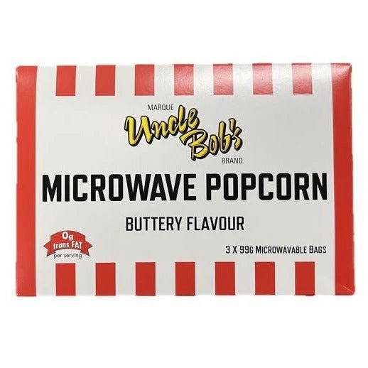 Uncle Bob's Microwave Popcorn - 3 Pack | Uncle Bob's