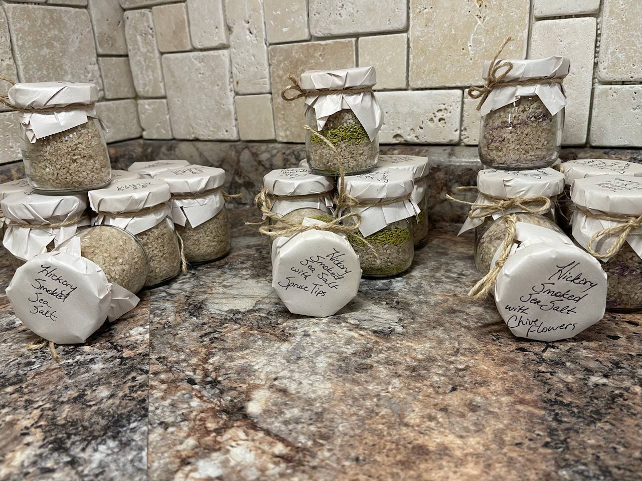 Hickory - Smoked Sea Salt (175g) - Foraged North - AgriTech North